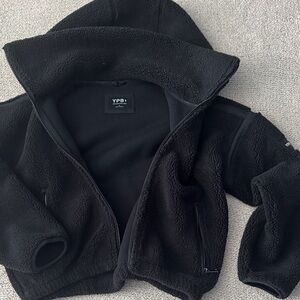 YPB Women's Black Teddy Jacket